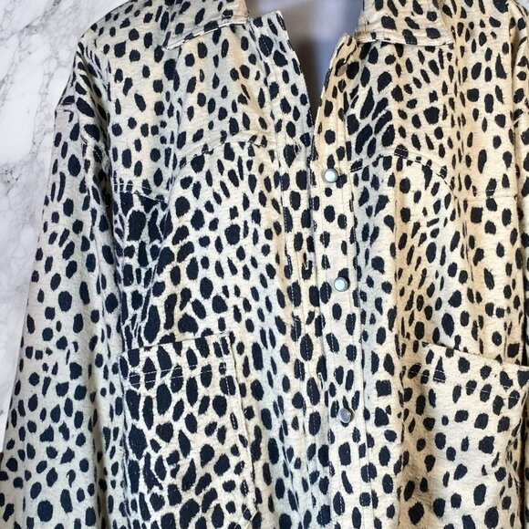 Free People Printed Western Flannel Shirt - Picture 11 of 11